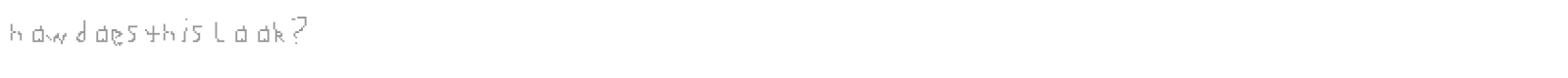 how does this look? font preview