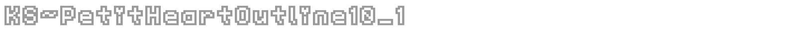 KS-PetitHeartOutline10_1 font preview