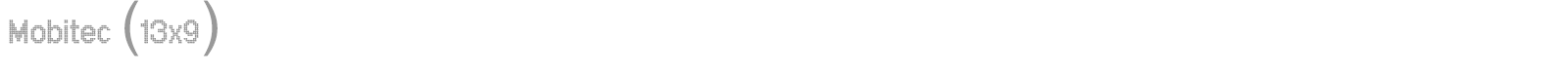 Mobitec (13x9) font preview
