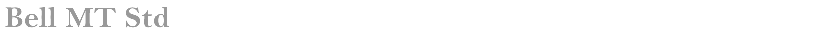 Bell MT Std font preview