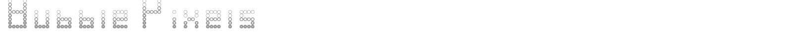 Bubble Pixels font preview