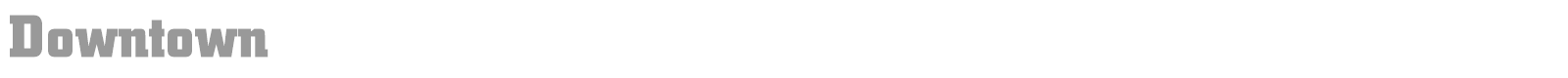 Downtown font preview