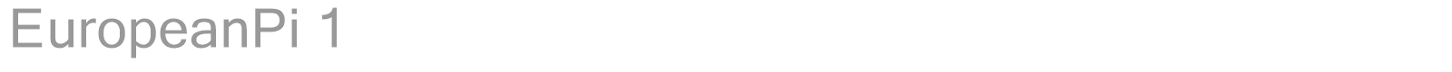 European Pi font preview