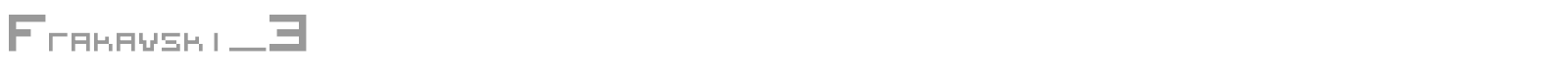 Frakavski_3 font preview