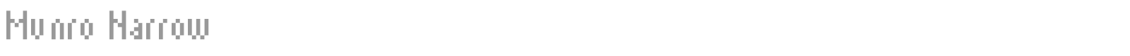 Munro Narrow font preview