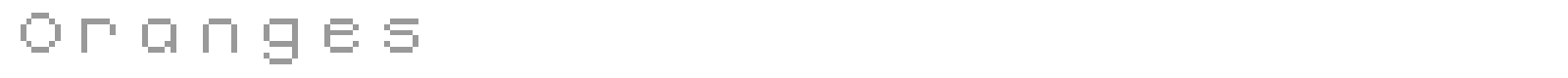 Oranges font preview