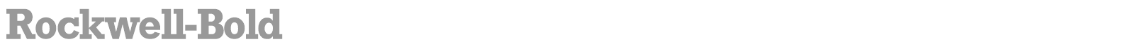 Rockwell-Bold font preview