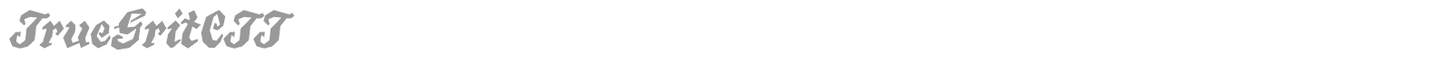 TrueGritCTT font preview