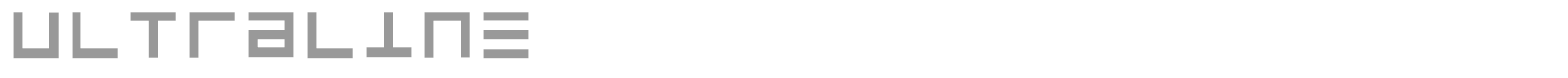 UltraLine font preview