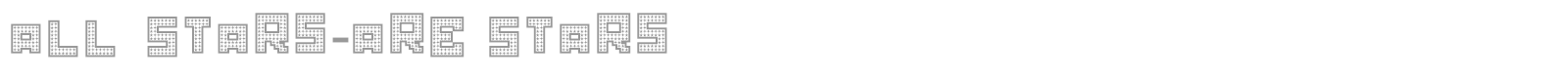 All Stars-Are Stars font preview