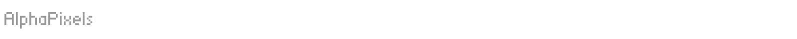 AlphaPixels font preview