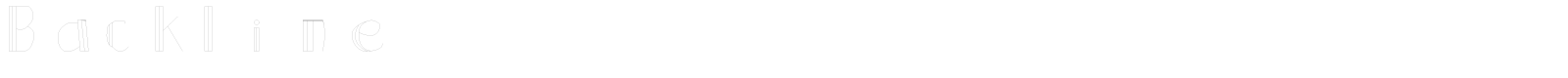 Backline font preview