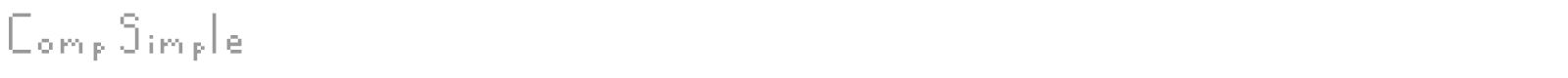 Comp Simple font preview