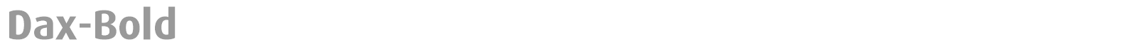 Dax-Bold font preview