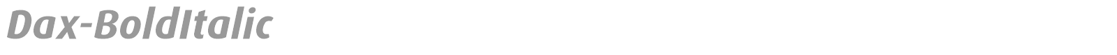 Dax-BoldItalic font preview