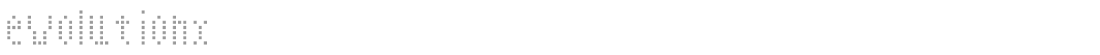 evolutionx font preview