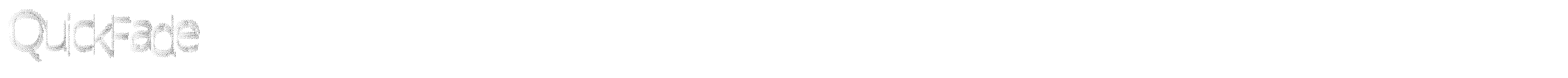 Quick Fade font preview