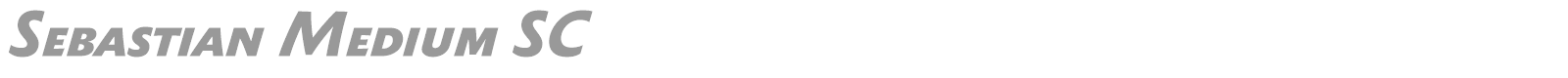 Sebastian Medium SC font preview