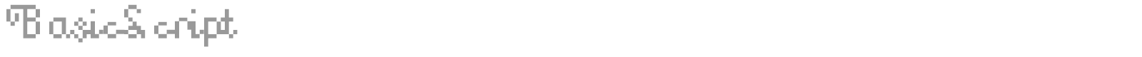 BasicScript font preview