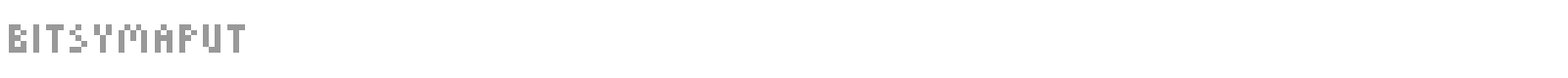 BitsymapVT font preview