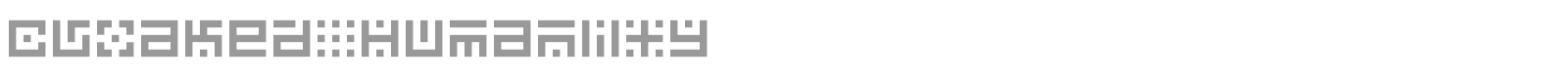 Cloaked Humanity font preview