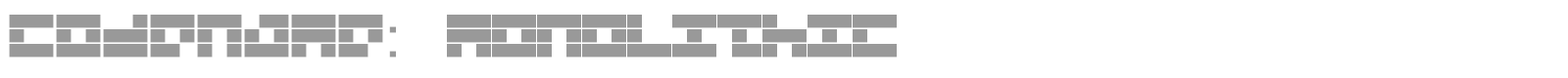 Codename: Monolithic font preview