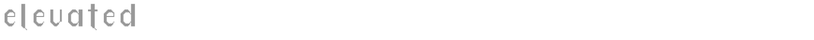 elevated font preview