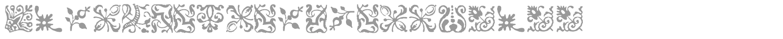 FCaslonOrnamentsITCTT font preview