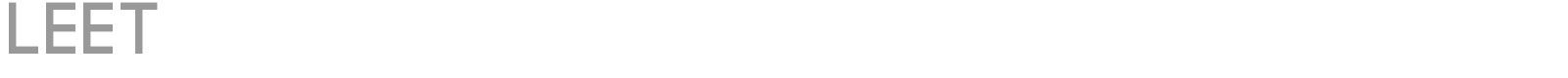 L33T font preview