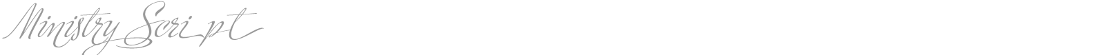 Ministry Script font preview