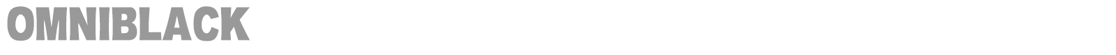 Omni Black font preview