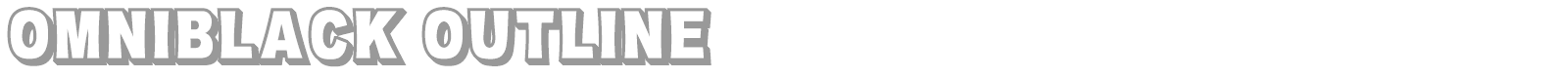 Omni Black font preview