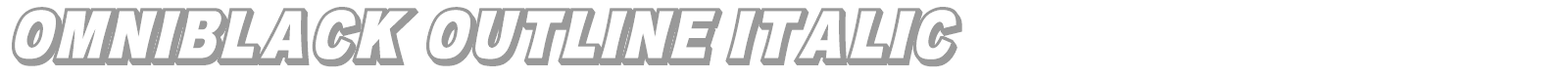Omni Black font preview