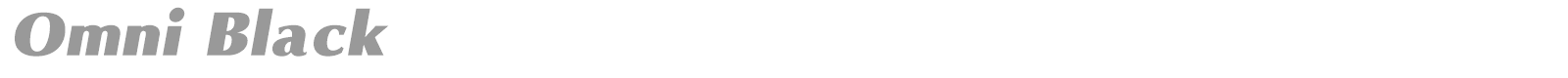 Omni Black font preview