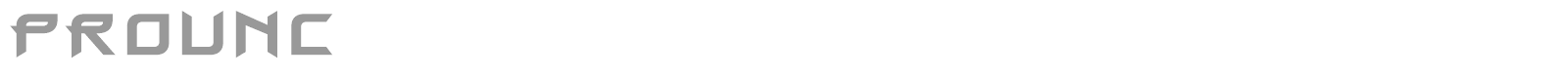 ProunC font preview