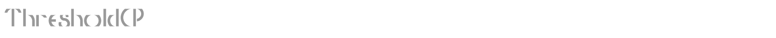 Threshold CP font preview