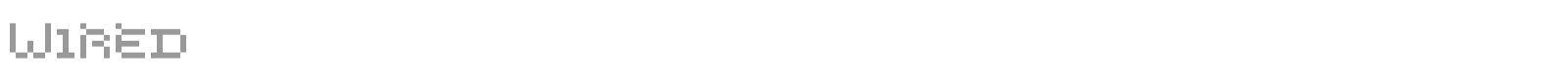 Wired font preview