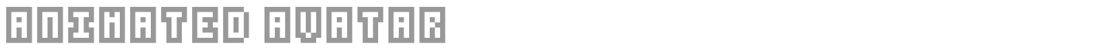 Animated Avatar font preview