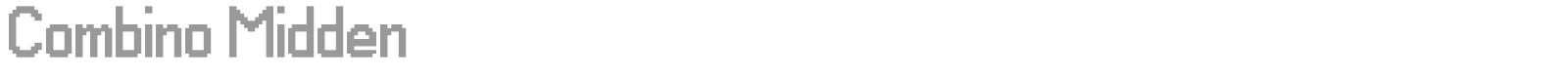 Combino Midden font preview