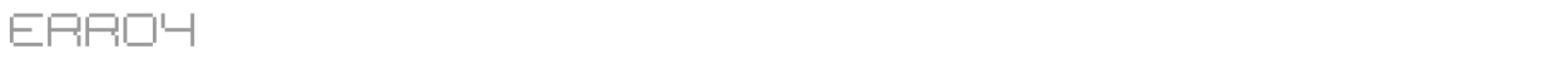 ERRO4 font preview
