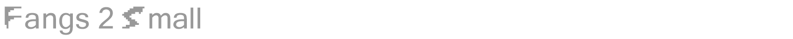 Fangs 2 Small font preview