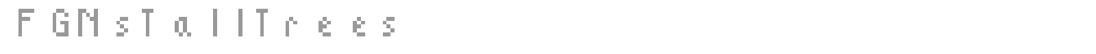 FGNsTallTrees font preview