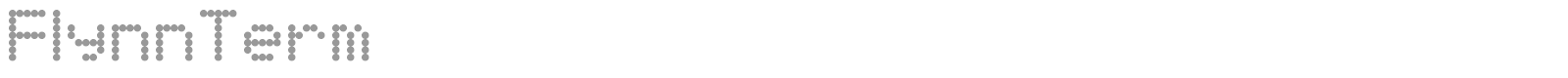 FlynnTerm font preview