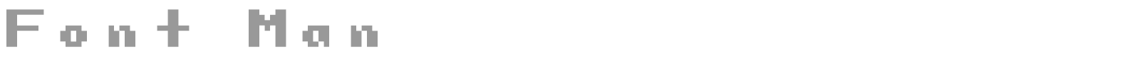 Font Man font preview