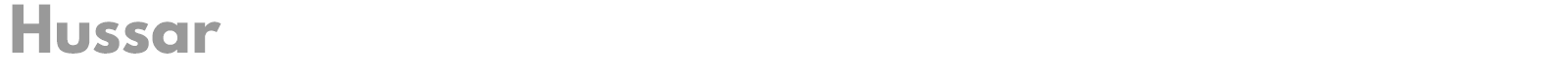 Hussar font preview