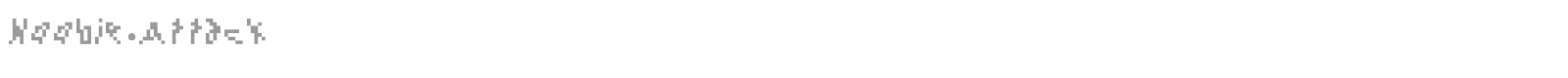 Noobie Attack font preview