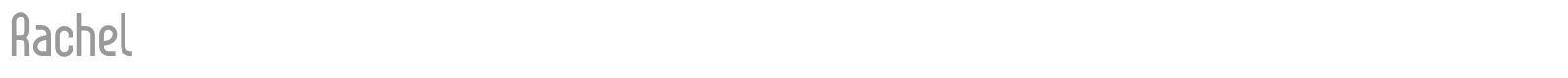 Rachel font preview