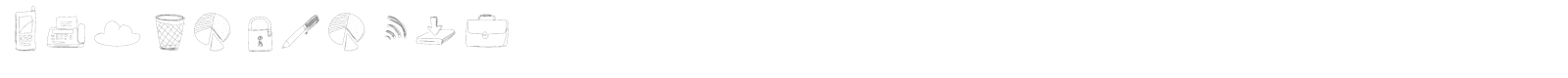 SketchIcons font preview