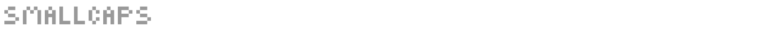 SmallCaps font preview
