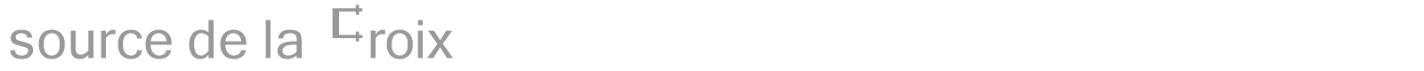 source de la Croix font preview